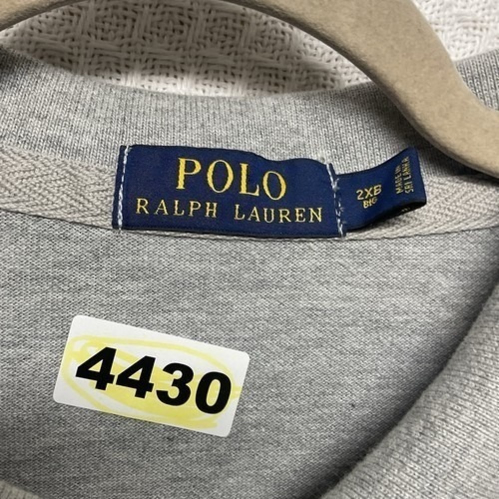 Polo Ralph Lauren Grey Big Pony Logo Short Sleeve Polo Shirt Men 2XB Sri Lanka - Picture 3 of 8